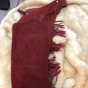 Maroon Hobby Horse Chaps
